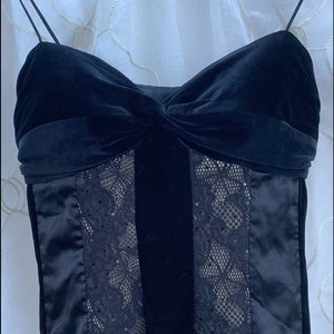 Yellow & blk camisole